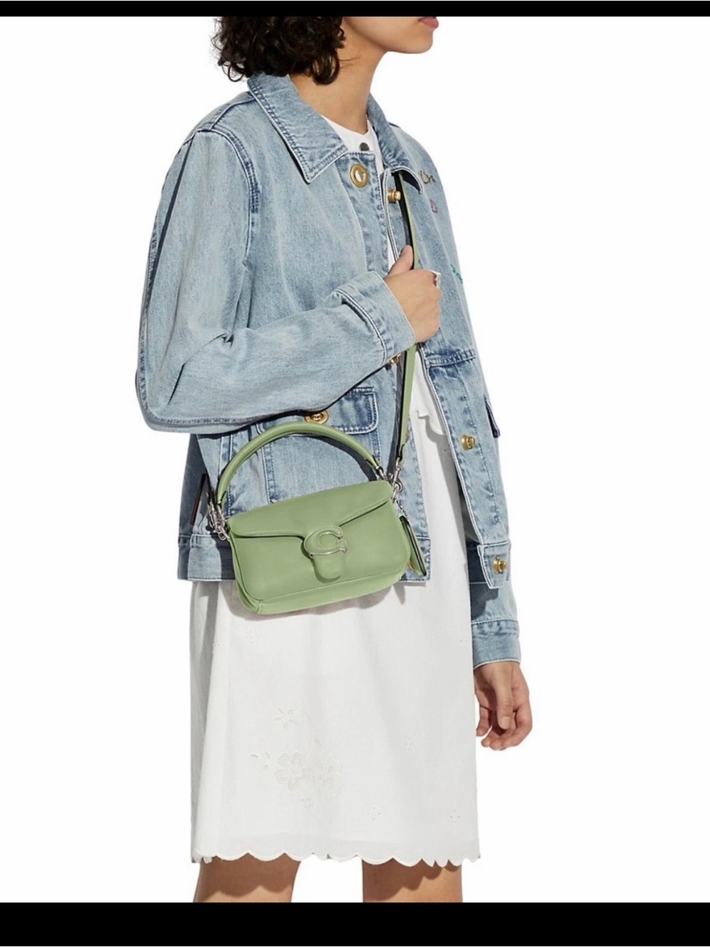 Coach pillow Tabby 18 Shoulder Bag in Pistachio - Picture 2 of 14